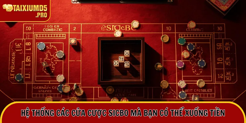 Cách Chơi Tài Xỉu - Tổng Hợp Luật Chơi Sicbo Chi Tiết 2 Hệ thống các cửa cược Sicbo mà bạn có thể xuống tiền